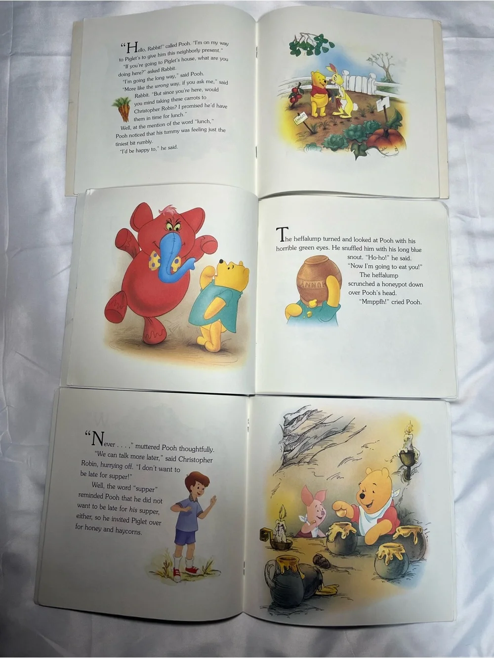 Vintage 90s Disney My Very First Winnie The Pooh Books Lot 3 PB Pooh’s Bad Dream